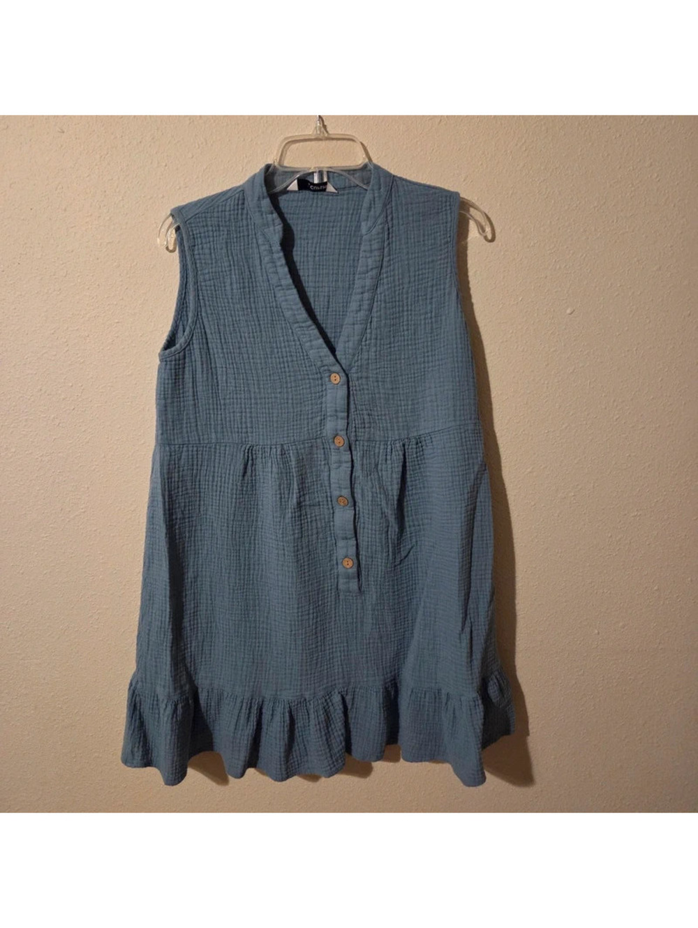Cupshe blue baby doll dress